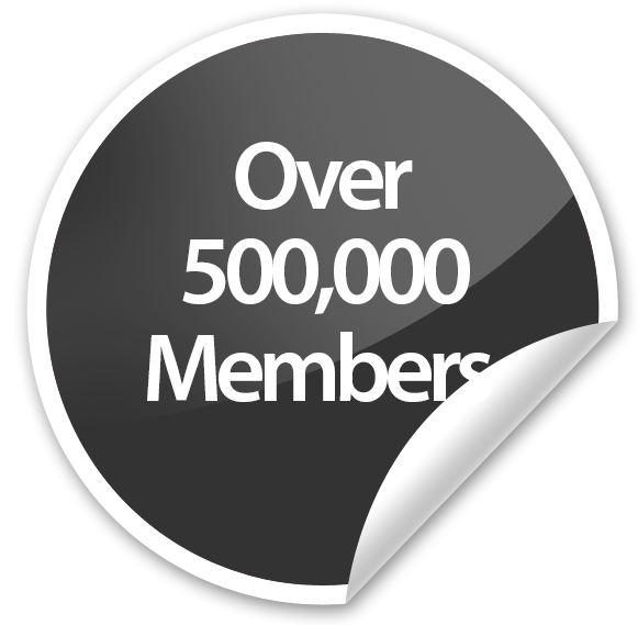 Over Five Hundred Thousand Members